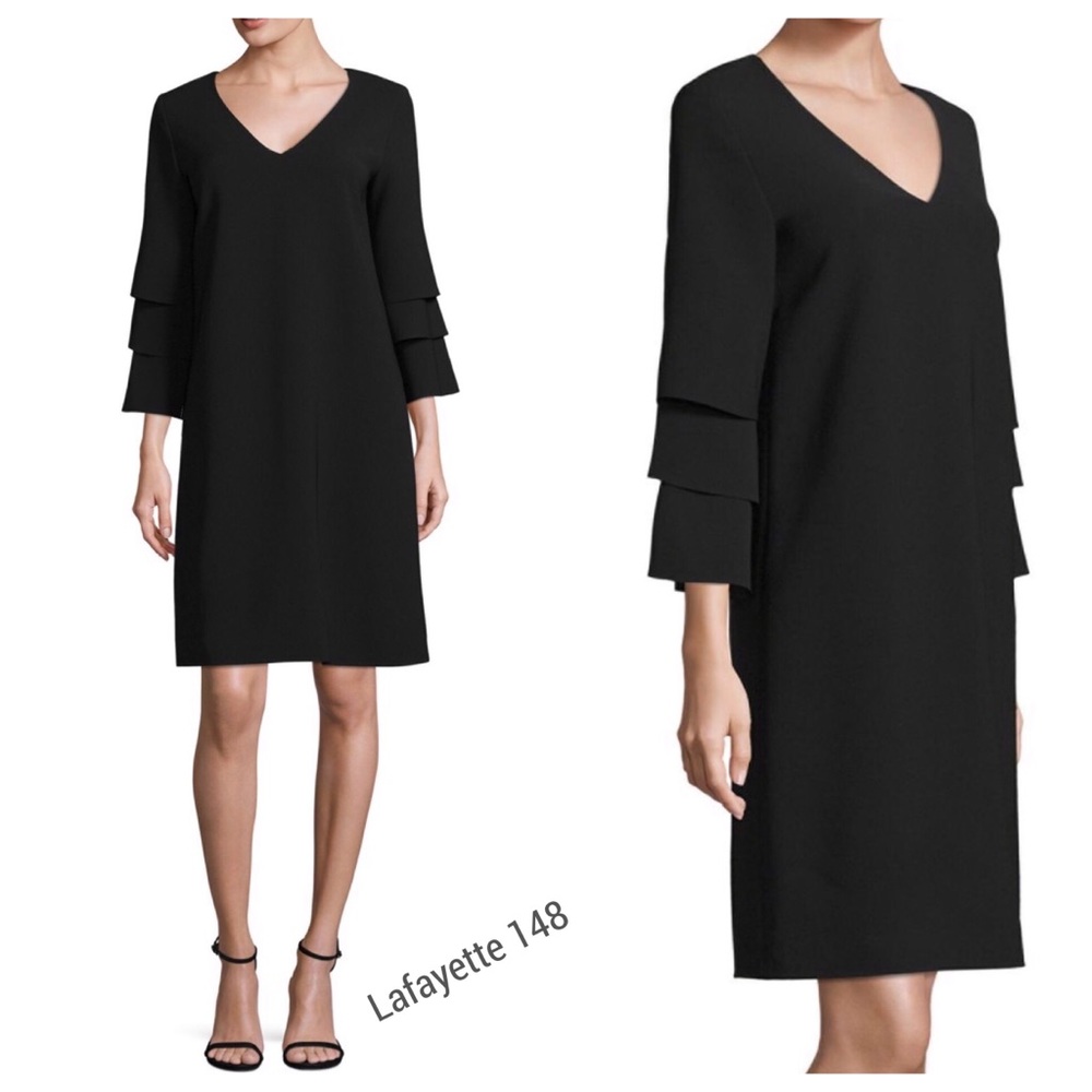 👗🌸Lafayette 148 tier sleeve shift dress ❤️